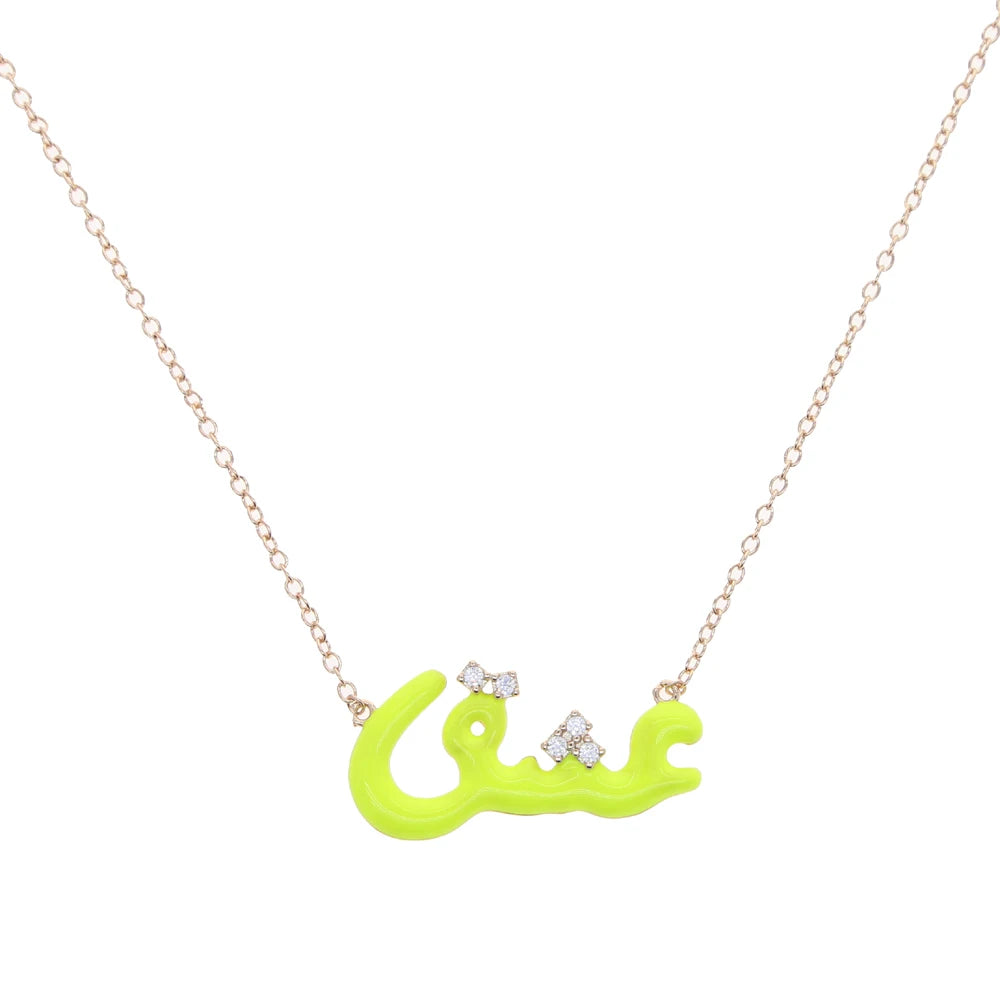 The Nooré Letter Necklace